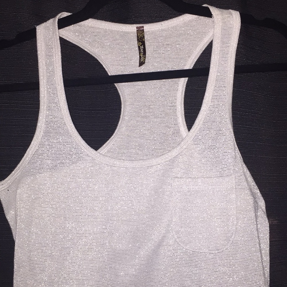 MARY JANE Racerback Pocket Tank Size S